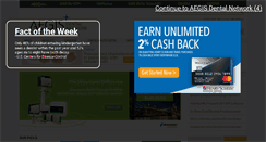 Desktop Screenshot of ac.dentalaegis.com