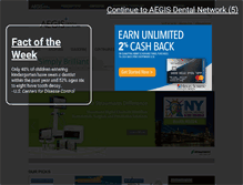 Tablet Screenshot of ac.dentalaegis.com