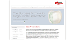 Desktop Screenshot of nobelbiocare.dentalaegis.com
